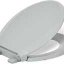 KOHLER 4639-RL-95 Cachet ReadyLatch Round Toilet Seat Soft Close, Ice Grey