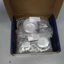 2 Set Fits for 1'' Axles Trailer Wheel Hub Bearings Kit, L44643/L44610,1.000" ID, 1.980" OD, 0.580" Width12192TB Seal OD 1.980'',Dust Cover and Cotter Pin.