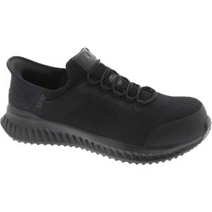 Skechers Men's Hands Free Slip-ins Tilido Fletchit Comp Toe (US Mens 10, Black)