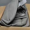 NLQR Gray Front Driver and Passenger Side Bottom and Top Lean Back Replacement Microfiber Leather Seat Covers Compatible with Toyota Sequoia Tundra 2000 2001 2002 2003 2004 2005 2006