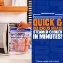 Ziploc Zip 'n Steam Food Storage Cartons for Meal Prep, Healthy Meals in Minutes, Microwave Safe, 10 Count