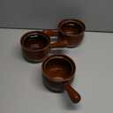 LE TAUCI French Onion Soup Bowls, 22 Ounces Ceramic Soup Bowls with Handles for Soup, Cereal, Chilli, Beef Stew, Soup Crocks Oven Safe and Stackable, Set of 4