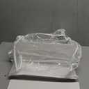 Over the Door Organizes- 6 Tier Stuffed Animal Storage, Bathroom Organizers and Storage, Swing-proof Hanging Organizer for Toys/Nursery Newborn Baby Essential Stuff (Clear)