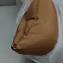 Waterproof Adirondack & Rocking Chair Cushion Indoor and Outdoor High Back Patio Cushions with Ties 43.3 X 19.7 Inch(Without Chair) (Coffee, 1)