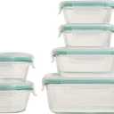 OXO Good Grips Smart Seal Airtight Container 12 Piece Glass Container Set