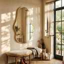 Bathroom Mirror for Over Sink-Gold Room Decor Wall Mirror 22"x 36"