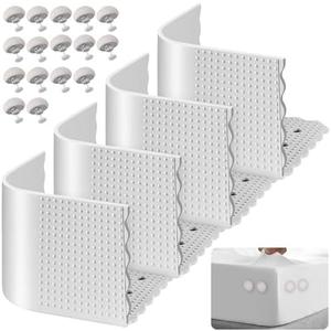 Pack of 3, VICAMB Upgraded 4 Pack Bed Sheet Holders for Corners,Anti-Slip Fitted Sheet Fasteners with Lock Clips,Bedsheets Grippers Keep Bedsheet Firm & Tight