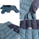 ArmyGreen Dog Jumper, Windproof, Reflective - Dirigible Winter Jacket, Small