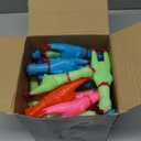 Honoson 50 Pcs Rubber Chickens Squeak Screaming Chicken Novelty Bulk Dog Toys for Pets Dogs Adults, 6.3 Inch(Multi Colors)