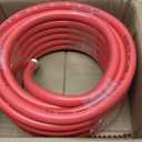 5/8" Garden Hose 50ft, -40 To 190 Hot/Cold, Heavy Duty,Flexible, 300psi Working, 1000psi Burst, 3/4" Brass Fittings with Hose Protector Coil Spring for Outdoor,Yard, Farm