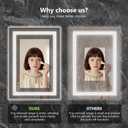 Sweetcrispy 20.1"x28.1" 1Smart Anti-Fog LED Bathroom Mirror with Front Light & Backlit, 3 Color Temperatures, Dimmable, Memory Function, Rectangle Modern Vanity Mirror