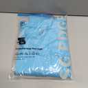 Women's Standard V-Neck UPF 50+ Long Sleeve Swim Rash Guard Shirt (Blue, XL)