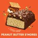 Pure Protein AMMMAZE Peanut Butter Smores Bars, 20g Protein, 6g Fiber, 5g Net Carbs, No Added Sugar, High Protein Snack, 12 Count  Meal Replacement Bar for On-the-Go
