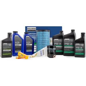 Polaris Service Kit for RANGER 1000 XP, 1000 CREW XP Models and More, Includes Demand Drive Fluid, AGL Fluid, PS-4 5W-50 Full Synthetic Oil, 1 Air Filter, 1 Oil Filter, Genuine OEM - Part 2830556