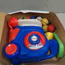Toddler Golf Set, Kids Golf Set for Ages 1 2 3 4 5 Years Old Boys Girls with 4 Plastic Golf Clubs 10 Balls, Indoor Outdoor Baby Toddler Golf Clubs Set Toy with Cart Birthday Gifts Blue