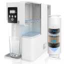 Reverse Osmosis System Countertop, Portable 5 in 1 RO Water Filtration System, 3:1 Pure to Drain Ratio Purifier, TDS & Filter Monitor, Water Filter for Home, Office, RV White