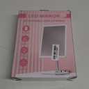DESCHEN 2000mAh Rechargeable Makeup Vanity Mirror with Lights, 11.6" Large Lighted Makeup Mirror with 3 Color Lights and 3.5" Detachable 10X Magnification, Light Make Up Desk Mirror with Lighting