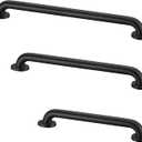 Grab Bar Bundle for ADA Compliance, Matte Black Stainless Steel Grab Bar Set for Commercial and Residential Restrooms, 1.5" Diameter - 18", 36", 42" - Pack of 3