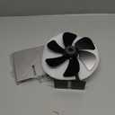 Wood Stove Fan Compatible for Buddy Heater (with Bracket & Thermometer), Heat Powered Fireplace Fan Thermal Fan, Outdoor Camping/Picnics/Indoor Use