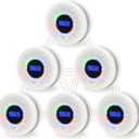 10-Year Battery Wireless Interconnected Smoke and Carbon Monoxide Detector, Smart Interlink Smoke CO Alarm with Digital Display, Fire and CO Combo Alarm for Home (6 Pack)