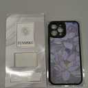 FUNMIKO for iPhone 14 Pro Case Military-Grade Protection & Wireless Charging - Trendy Floral Design for Women Girls, Non-Slip Matte Phone Cover with Shockproof Corners - Dreamy Lotus