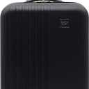 Travelers Club Cosmo Luggage, Black-20, 20-Inch