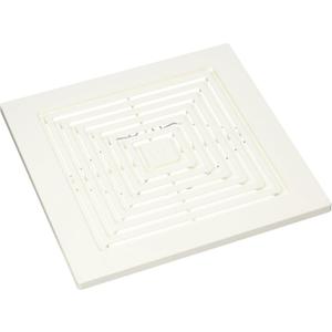 Broan-NuTone BP90 Replacement Grille For 688 Fan , White, 9 In. x 9.25 In. x 0.325 In. with 7.25 and 7.5 in. housing
