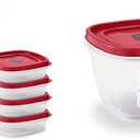 Rubbermaid 16-Piece Food Storage Containers with Lids Bundle (Red)