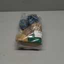 CIR OASES 6pcs 3.5inch Woven Wicker Rattan Balls Decorative Ball Twig Orbs Green Orbs Vase Bowl Filler for Tabletop Decor (Beige White)