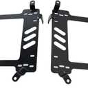 Pair Heavy Duty 5MM Racing Seat Bracket Adapter for Ford Mustang 2015 2016 2017 2018 2019 2020 2021 2022 Low Mount Racing Seat Bracket