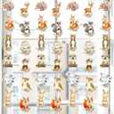2 x Woodland Animal Hanging Garlands 8Pcs Woodland Creatures Theme Hanging Decorations Forest Animals Cutout Ceiling Wall Decor for Woodland Baby Shower Decorations Birthday Party Supplies