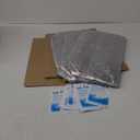 Honoson 3 Pcs Thermal Insulated Shipping Boxes for Frozen Food with Ice Pack and Aluminum Foil Liner for Shipping Big Cold Pack Cooler Mailing Boxes for Moving Hot Frozen Food (6'' X 5'' X 6.5'')