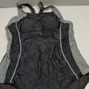 beautyin Women's One Piece Athletic Racerback Swimsuit Slimming Bathing Suit (XX-Large, Black Grey)