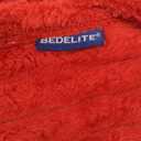 BEDELITE Fleece Blanket Twin Size 3D Ribbed Jacquard Cozy, Fluffy, Plush Lightweight Throw Blankets for Couch, Bed, Sofa(Red, 60x80 inches)