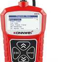 KONNWEI KW310 OBD2 Scanner Full OBDII Functions 10 Modes Automotive Engine Fault Code Reader Scan Tool for All 1996 and Newer Cars (Red)