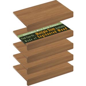 Wire Rack Covers for Shelves, Premium Engineered Wood Wire Shelf Covers for Pantry, Closet(5pcs, 24" W x 16" D), 24"W16"D