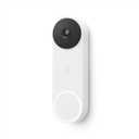 Google Nest Doorbell (Wired, 2nd Gen) - Wired Video Doorbell Camera - Doorbell Security Camera - Snow (1 Count (Pack of 1))