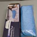 Heating Pad for Back Pain Relief - JKMAX Large Electric Heat Pad for Back with 10 Heat Settings 6 Level Timer Auto Shut Off & Moist Dry Heat Options -Heating Pads Machine Washable(12"x24" Blue)