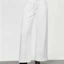 LookbookStore Womens Jeans Wide Leg High Waisted Trendy Elastic Wasit Drawstring Stretch Denim Pants Baggy Trouser Jeans
