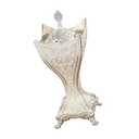 European Metal Incenses Burners Arabic Styles Carving Incenses Holder with Stable Base for Frankincense Resins Use Frankincense Burners