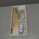 Dimmable Cordless Picture Light with Controller and Timer, Rechargeable 5000mAh Battery Wall Sconce for Wall Pictures, Gallery Artwork, Paintings, Portraits, Dartboards (Gold) (14"L x 6.3"W x 6.3"H)