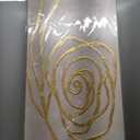 XIANSHOU Textured Wall Art Pictures Line Wall Paintings Beige and Gold Wall Decor for Walls 24"x48" Artwork for Bedroom Office Decorations