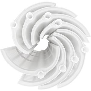 Cryspool 1004 DE Filter Compatible with FNS Plus 48, DEL/DEV 48, DE4820, 59002300, FS-2004, PFS2448, FC-9540, PG-1904, 7 Full + 1 Partial, 48 Sq.Ft DE Grid Swimming Pool Filter Cartridge, 1 Set
