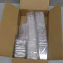 Rouceyxin 50 Pack 5 oz Plastic Dessert Cups with Lids and Spoons, Yogurt Parfait Appetizer Cup with Lids for Party, Clear Mini Dessert Shooter Cups for Pudding Fruit Trifle Ice Cream