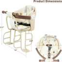 Kid's Bike seat Rear Child Carrier Bike Chair for Bicycle Kids seat for Children 2~4 Years,Weight 55 lbs