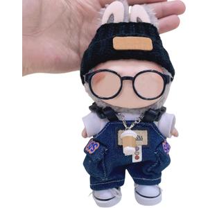 Doll Clothes for Lububu, Premium 5-Piece Lububu Outfits Set, 7 Inch Lububu Clothing Accessories (No Doll) Blue 