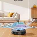 Robot Vacuum and Mop, Self-Emptying Robot Vacuum Cleaner with 8000Pa Suction, Laser Navigator with Smart Mapping Robotic Vacuums, 150Mins Runtime,Schedule,App Alexa Control for Carpet/Pet Hair,Q10 pro