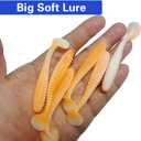 4 x Soft Plastic Swimbaits 10pcs 3", Paddle Tail for Bass Fishing Lures