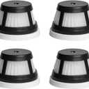 4 Pack Washable Replacement Filters Compatible with Bissell AeroSlim Lithium Ion Cordless Handheld Vacuum 29869, 29861, 29867, 29868, 2986, Part# 1624405