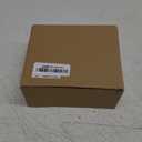 JO.KO Entry Door Lock Set, Square Door Lever for Bedroom, Passage Door Privacy Locking Interior/Exterior Entry Door Knob/Heavy Duty (1 Pack, Matte Black)